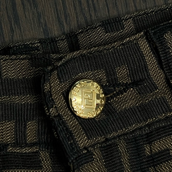 Fendi Classic Zucca Logo Jeans - Picture 3 of 12